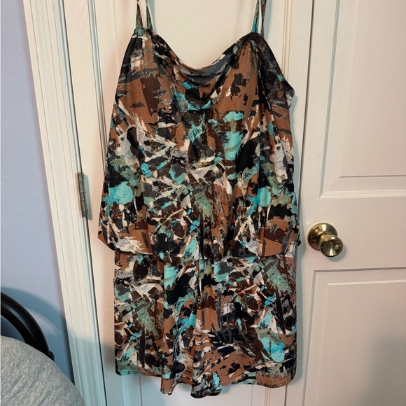 St. Tropez Metallic Geometric Romper Swimsuit! AMAZING! - Picture 10 of 10